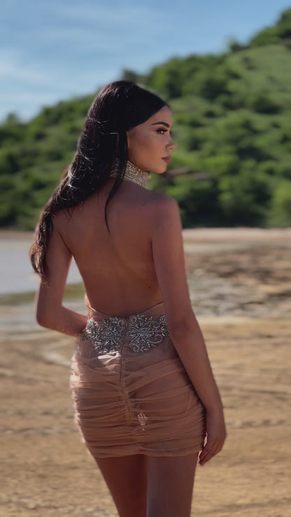 Nude Mirage Dress